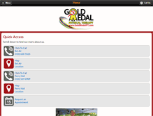 Tablet Screenshot of goldmedalpt.com